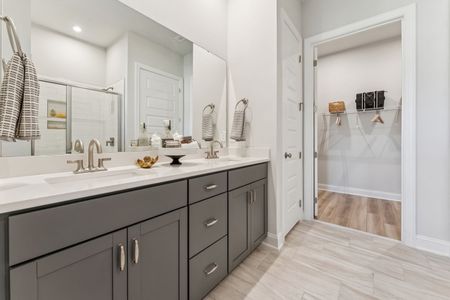 New construction Townhouse house 1103 Palisade Bluff Ln, Apex, NC 27502 plan Eva - image