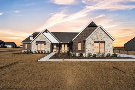 New construction Single-Family house 12116 Crystal Dr, Krum, TX 76249 plan Mockingbird - image