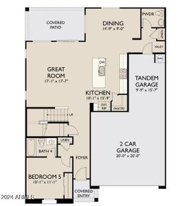 Sabino-Lot 391- Floor Plan Lower Level