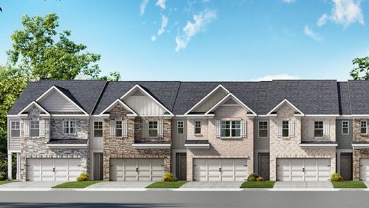 New construction Single-Family house 6666 Corryton St, Flowery Branch, GA 30542 SALISBURY 24'  TOWNHOME- photo 0