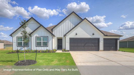 New construction Single-Family house 411 Elkins Prairie Dr, Lockhart, TX 78644 plan The Irving - image