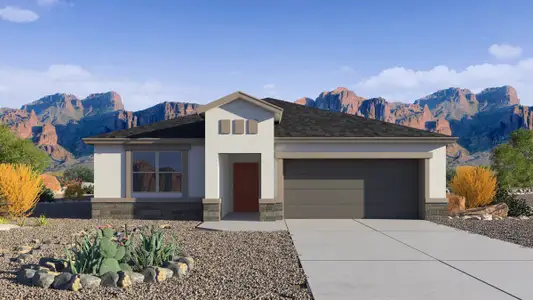 New construction Single-Family house 1530 E Glazier Dr, Casa Grande, AZ 85122 plan Kingston - image