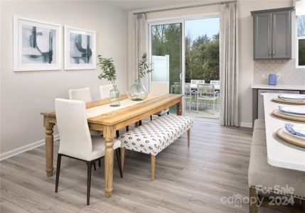 Representative Photo Breakfast area opens to Kitchen