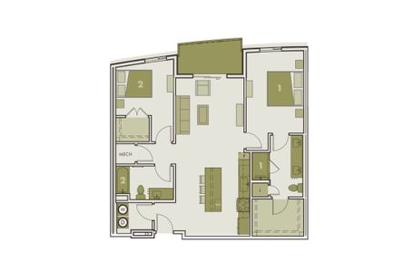 New construction Condo house 1701 Simond Ave, Austin, TX 78723 plan B6 - image