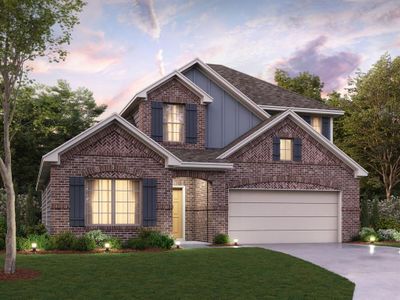 New construction Single-Family house 21315 Mountain Haya Trl, Tomball, TX 77377 Barbosa - Smart Series- photo 0