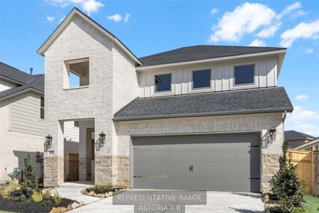 New construction Single-Family house 31214 Riley Heights Dr, Fulshear, TX 77441 plan The Astoria II - image