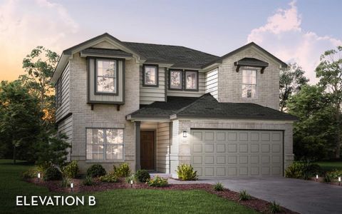 New construction Single-Family house 4703 Seaside Sparrow Lane, Baytown, TX 77521 Blanco- photo 0