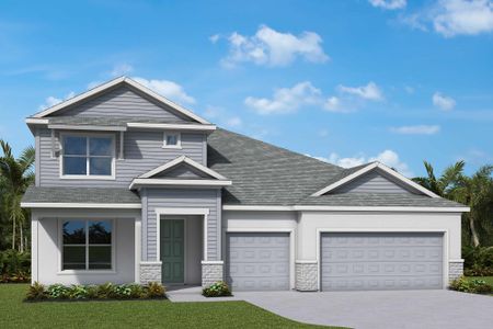 New construction Single-Family house 7747 Ocean Spray Trl, Palmetto, FL 34221 plan The Maurice - image