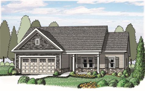 New construction Single-Family house 1038 Red Oak Ln, Loganville, GA 30052 plan The Hayden - image