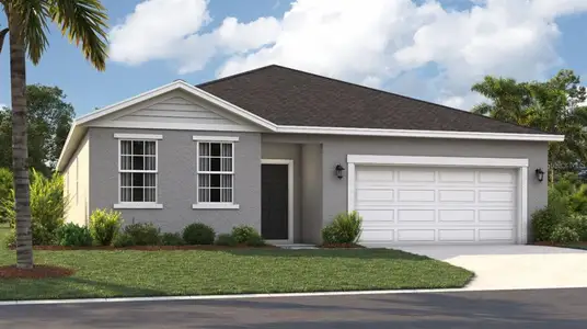 New construction Single-Family house 1707 Columbus Path, St. Cloud, FL 34771 plan The Webber - image