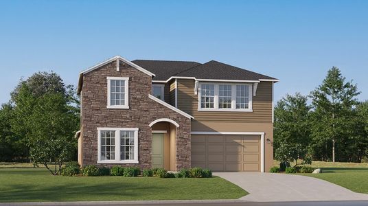 New construction Single-Family house 8490 Runaway Breeze Dr, Land O' Lakes, FL 34637 plan Preston - image