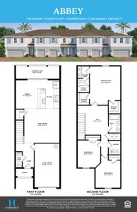 New construction Townhouse house 4692 Winding River Rd, Orlando, FL 32822 plan Abbey - image 5