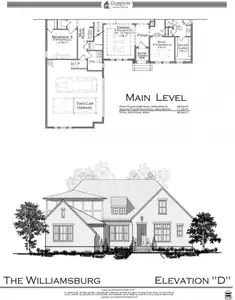 New construction Single-Family house 7301 Buckhorn Ct, Fairview, TN 37062 plan Williamsburg - image