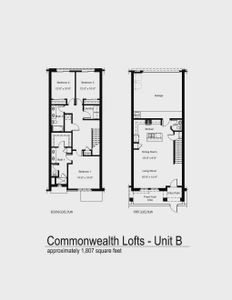 New construction Townhouse house 733 E Commonwealth Ave, Chandler, AZ 85225 plan Unit B - image 4