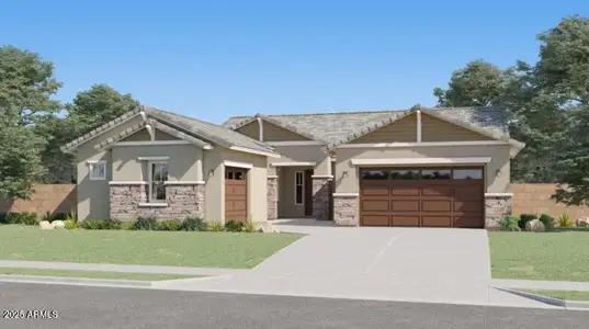 New construction Single-Family house 33444 N Dill Ave, San Tan Valley, AZ 85143 plan Aurora Plan 5580 - image