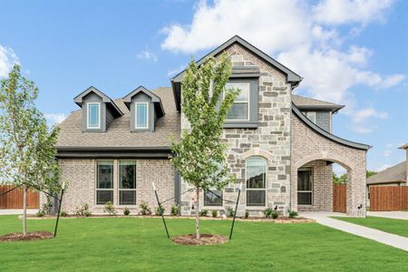 New construction Single-Family house 1129 Windy Vista Drive, Midlothian, TX 76065 Magnolia II Side Entry- photo 0