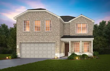 New construction Single-Family house 645 Rubber Tree Wy, Buda, TX 78610 plan Enloe - image