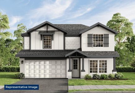 New construction Single-Family house 1736 Willow Patch Dr, Krum, TX 76249 plan Reagan Select F - image