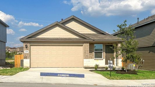 New construction Single-Family house 129 Crowned Crane, San Antonio, TX 78253 The Diana- photo 0 0