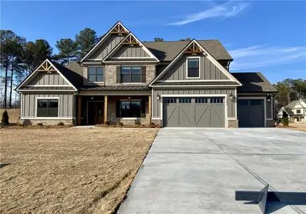 New construction Single-Family house 1401 Willowbend Pl, Monroe, GA 30655 plan (GA) Brunswick A 3 Side Entry - image