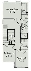 New construction Townhouse house 6040 Jasmine Branch Rd, Charlotte, NC 28216 plan The Suwanee - image