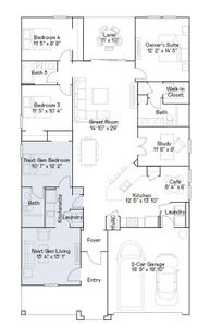 New construction Single-Family house 5636 Lemon Grass St, Clermont, FL 34714 plan Discovery - image
