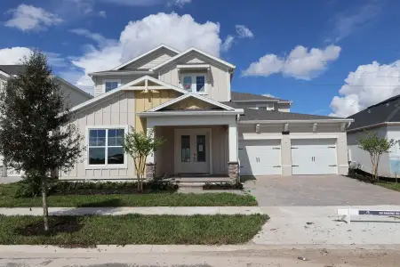 New construction Single-Family house 5388 Lassen St, St. Cloud, FL 34771 plan Wentworth - Eco Grand Series - image