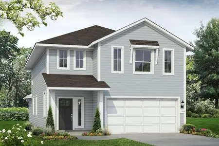 New construction Single-Family house 13408 Roughstock Wy, Mustang Ridge, TX 78610 plan Durango 2446 - image