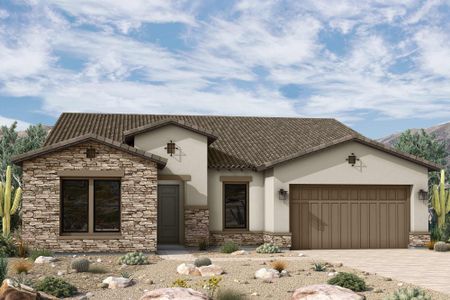 New construction Single-Family house 4125 W Prospector Wy, Buckeye, AZ 85396 plan The Freno - image