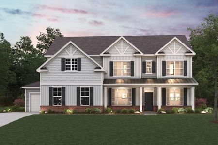 New construction Single-Family house 6830 Settingdown Creek Dr, Dawsonville, GA 30534 Bismark- photo 0