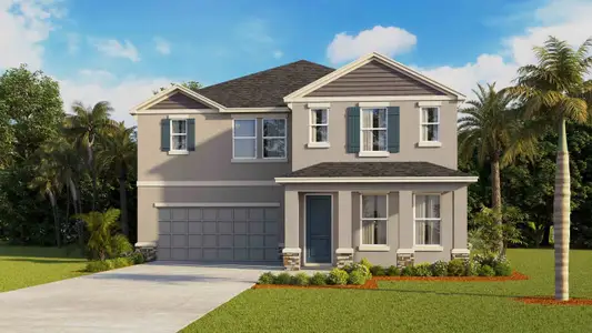 New construction Single-Family house 2637 Warren Acres Blvd, Wesley Chapel, FL 33543 null- photo 0