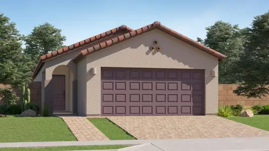 New construction Single-Family house 36162 W Mediterranean Wy, Maricopa, AZ 85138 plan Lilac Plan 2569 - image