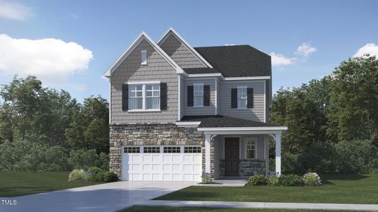 New construction Single-Family house 2933 Ocean Sunrise Dr, Wake Forest, NC 27587 Somerset III- photo 0