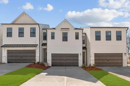 New construction Townhouse house 7285 Spout Springs Rd, Flowery Branch, GA 30542 plan Sierra - image