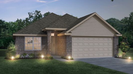 New construction Single-Family house 7009 Trestle St, Fort Worth, TX 76123 The Palermo- photo 0