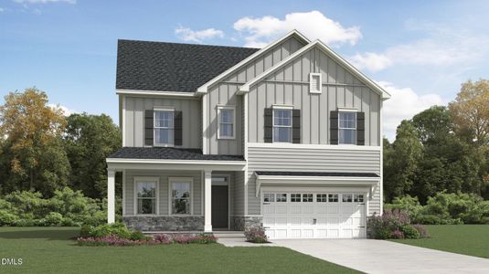 New construction Single-Family house 837 Cassa Clubhouse Wy, Knightdale, NC 27545 plan Landrum III - image