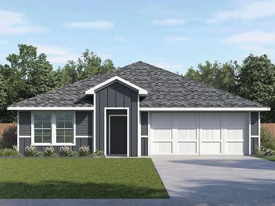 New construction Single-Family house 12216 Silverton Tree Bnd, Mustang Ridge, TX 78610 plan The Lakeway - image