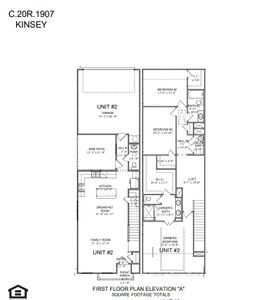 New construction Townhouse house 404 Sunset Ln, Fort Worth, TX 76114 Kinsey- photo 1 1