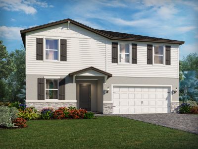 New construction Single-Family house 14325 Rain Rd, Indiantown, FL 34956 plan Marigold - image