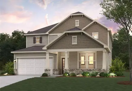 New construction Single-Family house 8035 Dickens Dr, Fairburn, GA 30213 plan Harding - image