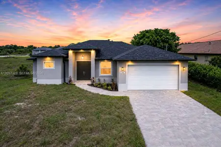 New construction Single-Family house 3909 16Th St W, Lehigh Acres, FL 33971 - image