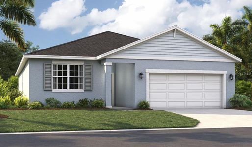 New construction Single-Family house 1247 Blue Daze Ln, Eustis, FL 32726 The Seaton- photo 0
