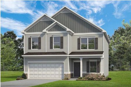New construction Single-Family house 45 Thedford Dr, Hoschton, GA 30548 The Harrington- photo 0