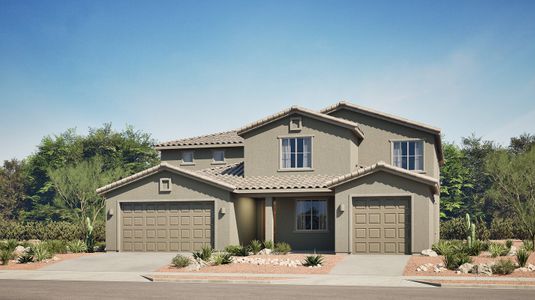 New construction Single-Family house 13136 N Corn Husk Trl, Marana, AZ 85653 plan Willow - image