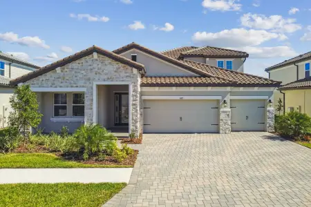 New construction Single-Family house 1682 Drummond Pt, Zephyrhills, FL 33541 plan Corina  III Bonus - image