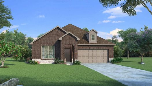 New construction Single-Family house 7522 Wild Mint Trail, Midlothian, TX 76084 Basswood II U- photo 0