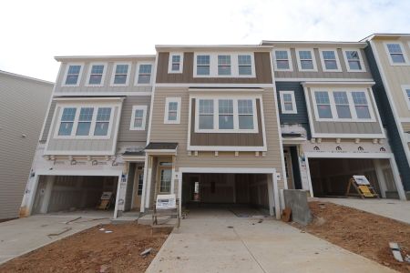 New construction Townhouse house 2731 Hunter Woods Dr, Apex, NC 27502 Buckingham - Front Entry Townhomes- photo 0