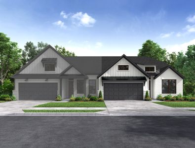 New construction Duplex house 4003 Meridiana Pkwy, Iowa Colony, TX 77583 plan Grand Rouge - image