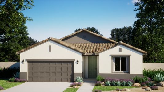New construction Single-Family house 7227 E Blissful Breeze Ln, Queen Creek, AZ 85143 plan Falcon - image