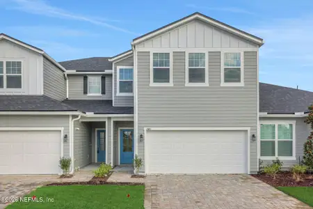New construction Townhouse house 181 Silver Myrtle Ct, St. Augustine, FL 32092 plan Coral - image